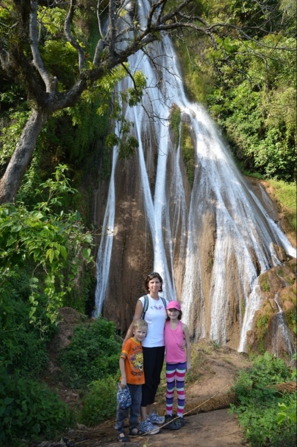 On est arrivé à la chute! Youppi!